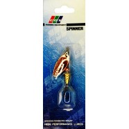 Блешня на хижака, обертова, EOS S0029D, вага 5г, колір GS301001